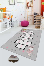 Conceptum Alfombra de Pasillo HMNT523 Multicolor 100x150 cm